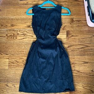 Amazon Black Cut Out High Neck Mini Dress